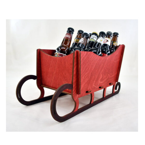 🦌🛷Deer And Sleigh Beer Holder - Perfect Christmas Gift