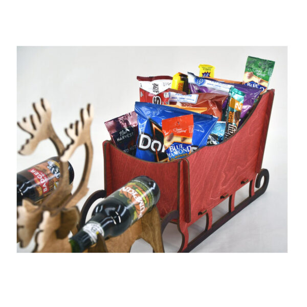 🦌🛷Deer And Sleigh Beer Holder - Perfect Christmas Gift