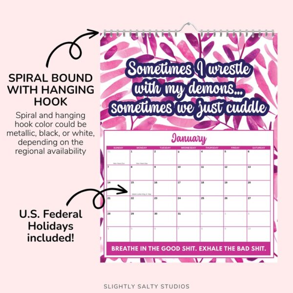 Hot Sale  50% OFF✨2025 Calendar Mental Health
