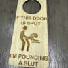 😈Joke Do Not Disturb On My Lunch Break Door Hanger