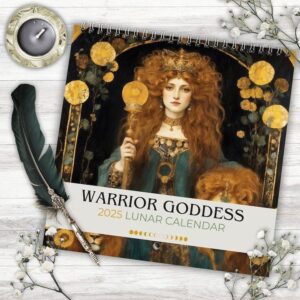 Warrior Goddess 2025 Moon Phase Calendar(Buy 2 Free Shipping)