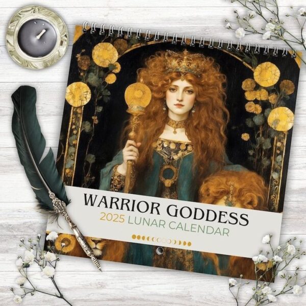 Warrior Goddess 2025 Moon Phase Calendar(Buy 2 Free Shipping)