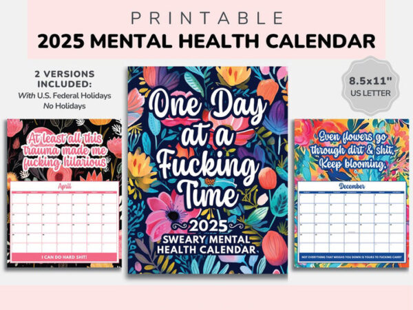 Hot Sale  50% OFF✨2025 Calendar Mental Health